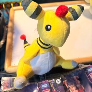 Pokemon Yellow and Black Striped Plush Toy